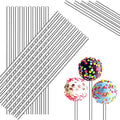Zopeal 200 Pcs Acrylic Lollipop Stick Cake Pop Rod, 4 x 0.12 Inches, Clear - size: 4 Inch