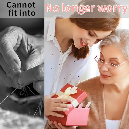 Needle Threader,2 in 1 Needle Threaders for Hand Sewing,Seam Ripper for Sewing,Automatic Needle Threader for Hand Sewing,Embroidery,Cross-Stitch Crafts