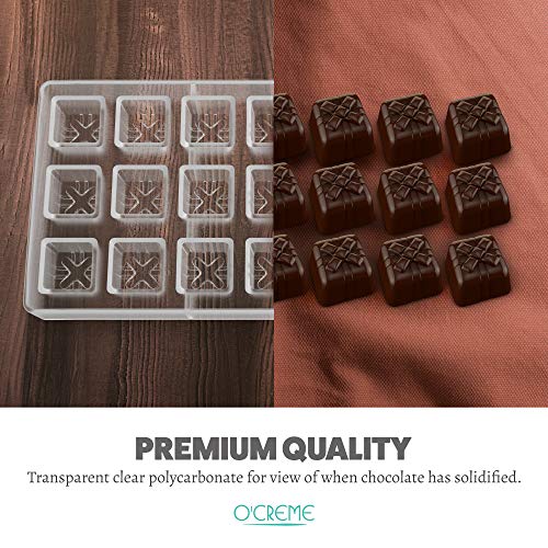 O'Creme Clear Polycarbonate Chocolate Mold (Gift Box)