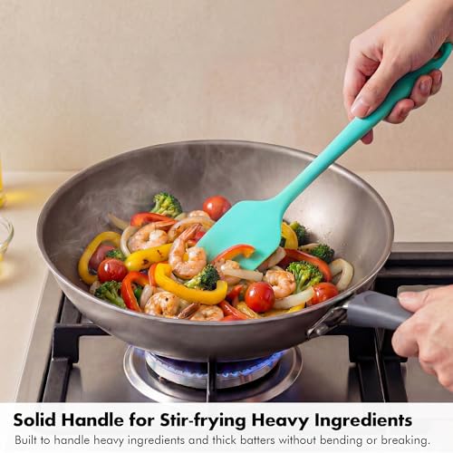 Silicone Spatula Set, 600ºF Heat Resistant, 2Pcs, Multicolor 2 - color: Multicolor2