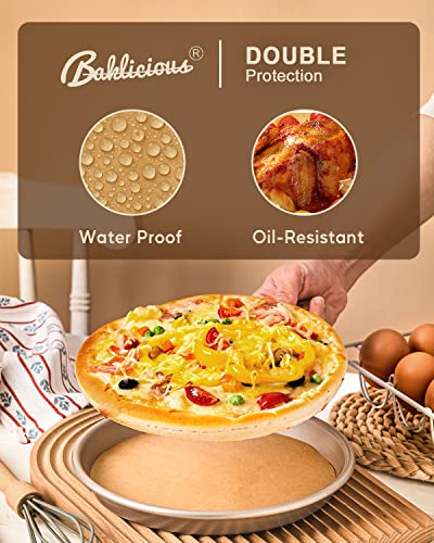 Baklicious 9inch 250pcs Unbleached Non-Stick Parchment Paper Rounds - size: 9inch-250-Unbleached