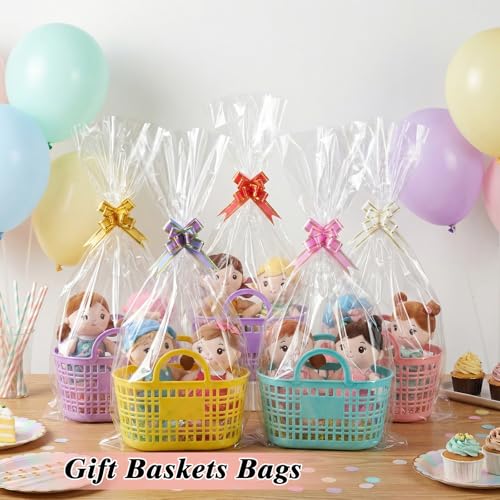 woric 60PCS Clear Gift Bags 12x18 Inch Cellophane Bags - size: 60pcs 12x18 Inch
