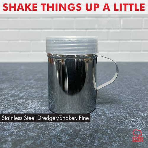Chef Craft Select Dredger/Shaker, Fine, Stainless Steel - color: Stainless Steel, size: Fine