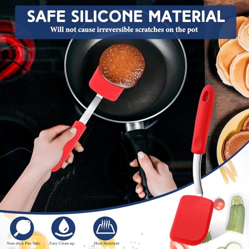 Small Silicone Spatula Mini Silicone Cookie Spatula, Red - color: Red, size: Small