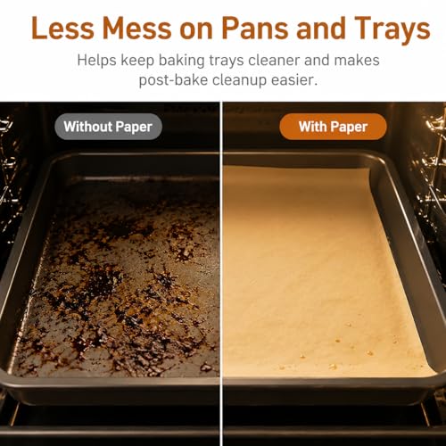 Precut Parchment Paper Sheets 100pcs Unbleached Baking Paper 11.8x15.7In