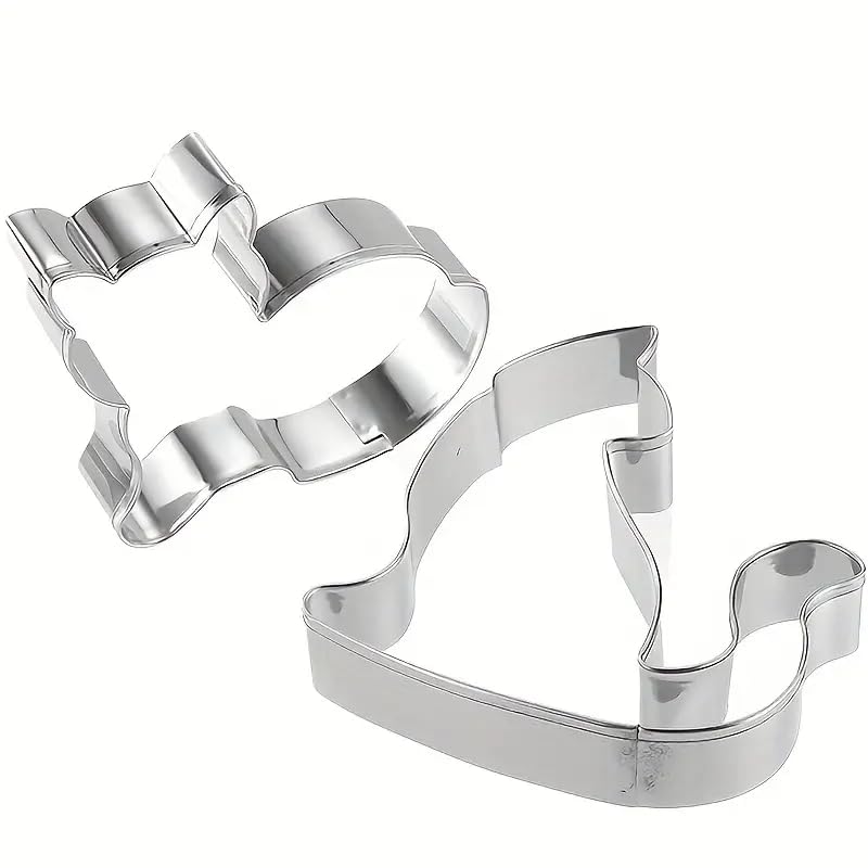 Generic 9pcs Kitten Cat Pastry Cutter Set, Adorable Cat-Themed Cookie Cutters