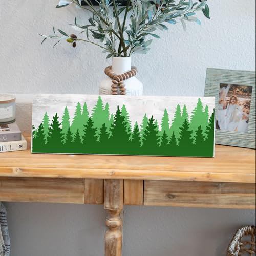 Mountain Stencils Wood Burning Stencils 4"x2" - style: Mountain Tree 4"/50p
