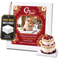 Cakebon Cake Boards 8" White Square Cake Drums 1/2" Wrapped Edge 1Pack - color: White, size: 8 Inch