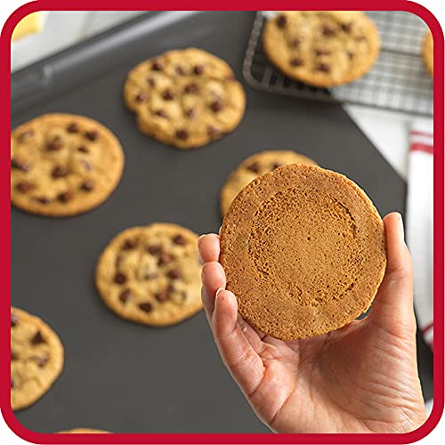 GoodCook AirPerfect Insulated Cookie Sheets Set of 2 Nonstick Carbon Steel Construction Pans for No-Burn Baking with Ergonomic Grip, 16 x 14-Inch, Gray - color: Gray, size: 16 x 14-Inch