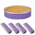 Mity rain 4-Piece Cake Pan Dampen Strips - color: 4PCS