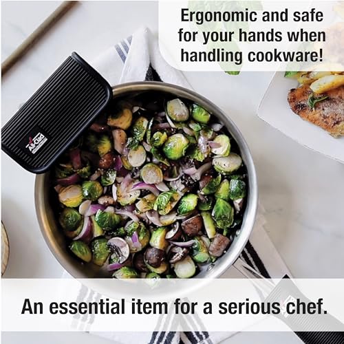 All-Clad Set, 3 Pot/Pan Protectors, 2pc Silicone Grips, Dish Drying Mat - size: Pot Protectors, Grip, and Mat Set (6-Piece)