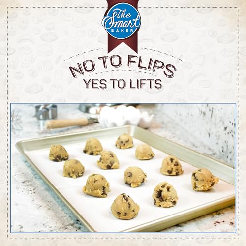 Pre-Cut Perfect Parchment Paper 9 x 13 inches, Small. Greaseproof Nonstick 24 pieces Pre-Cut Baking Sheets - size: Small