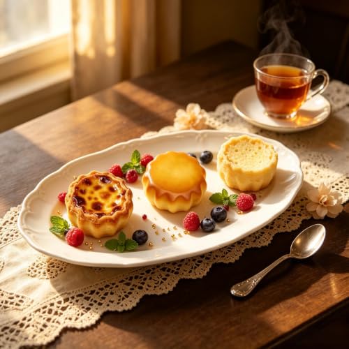 2PCS Egg Tart Silicone Mold, 6-Cavity Egg Tart Shaped Mousse Mold, White - color: White-XY054