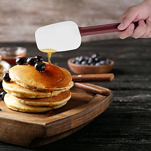 Heat Resistant Silicone Scraper Spoonula Commercial Rubber Spatula, 9.5IN - size: 2 x 9.5'' Mixed Set