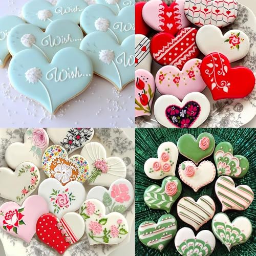 MrCookie Heart Cookie Cutters Set,6pc,Thickened Stainless Steel - color: Heart