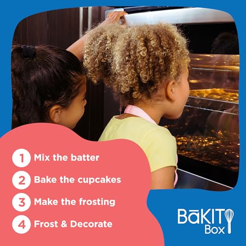 BāKIT Box Cupcake Baking Kit for Kids – Persian Love Cupcakes - color: Persian Love Cupcakes