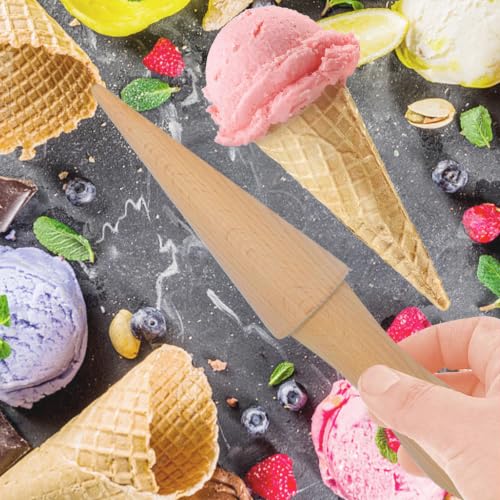2 Pcs Ice Cream Cone Cream Horn Pizzelle Waffle Egg Roll Mold
