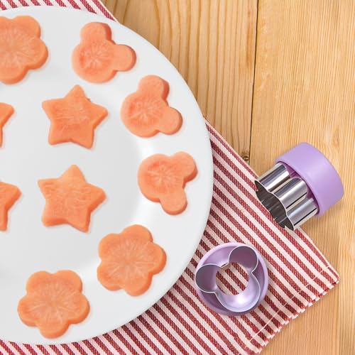 ALLTOP Flower Cookie Cutter Set - color: Plum