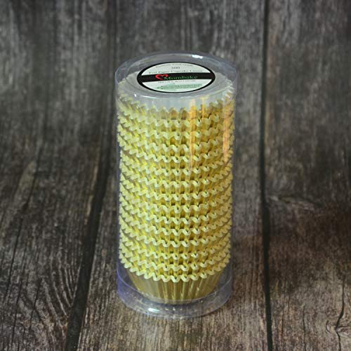 Mini Gold Foil Cupcake Liners Muffin Baking Cups for Party and More, 300-Count - color: Gold