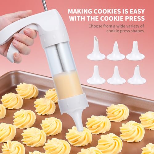 Cookie Press Gun Kit, Spritz Cookie Press, Cookies Maker