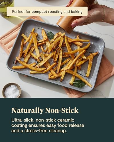 Caraway 9x13" Non-Stick Ceramic Small Baking Sheet - color: Perracotta, size: Small 9" x 13"