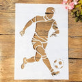 TIAMECH A4 Reusable Football Sports Stencil for Painting - style: Football Sports