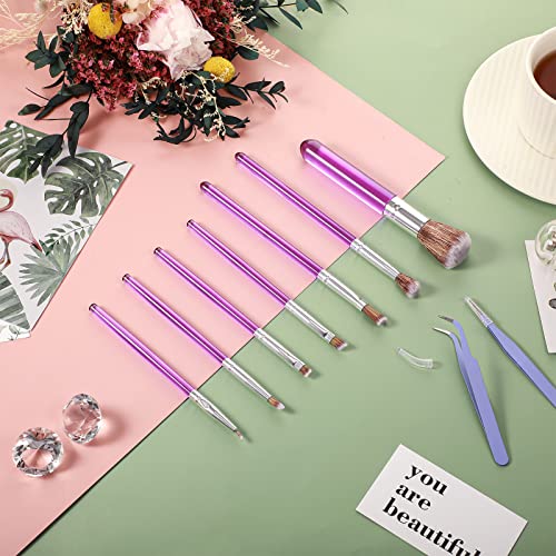 Sinmoe 9 Pieces Cake Candy Decorating Brushes Tools, Purple - color: Purple