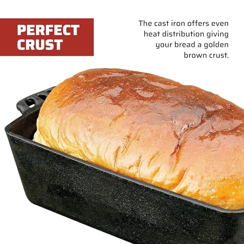 Camp Chef Home Seasoned Cast Iron Bread Pan