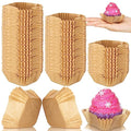 Tanlade 350 Pcs Square Mini Cupcake Liners Brownie Baking Pan Liners,Craft - color: Craft