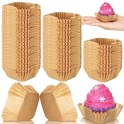 Tanlade 350 Pcs Square Mini Cupcake Liners Brownie Baking Pan Liners,Craft - color: Craft