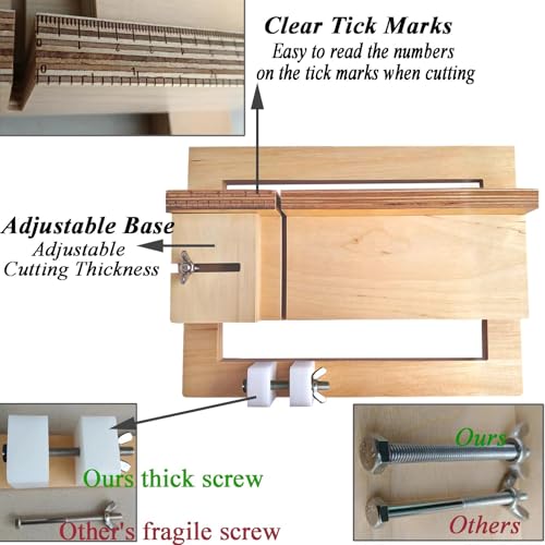 Wooden Soap Cutter for Handmade Soap Making Professional - color: Yello Wish