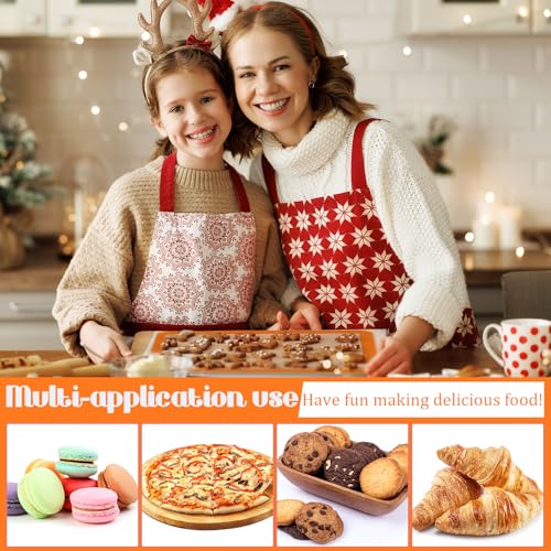 Nuanchu 8 Pcs Silicone Baking Mat Non-stick Baking Half Sheet, Orange - color: Orange