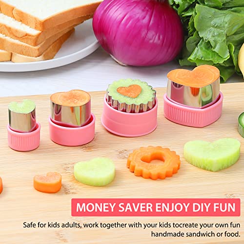 BakingWorld Heart Cookie Cutter & Sandwich Sealer, 6-Pc Valentines Set