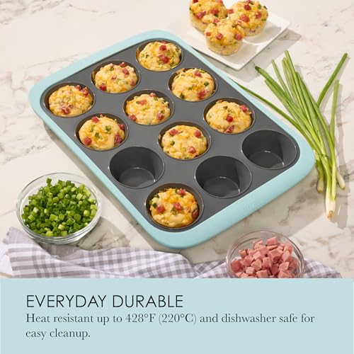 Chicago Metallic 12-Cup Silicone Muffin Pan - 10.43 Inch - style: 12 Cup Muffin Pan