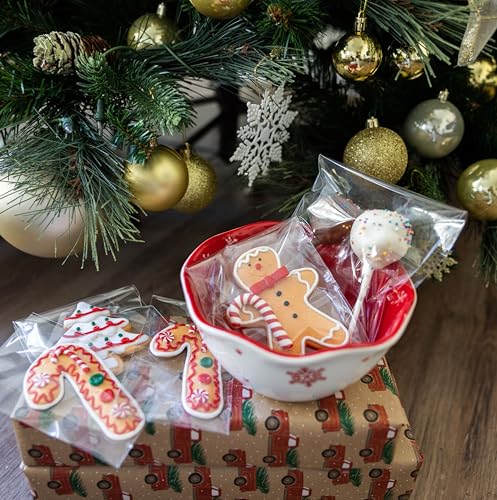 CaliPack 4" X 6" (200 Pack) Cellophane Bags w/Adhesive Self Adhesive, Resealable, Clear Gift Wrap Cellophane Bags Cookies, Treats, Sweets, Candy, Bakery, Art Prints, Photos, Envelopes - color: 4" X 6" (200 Pack)