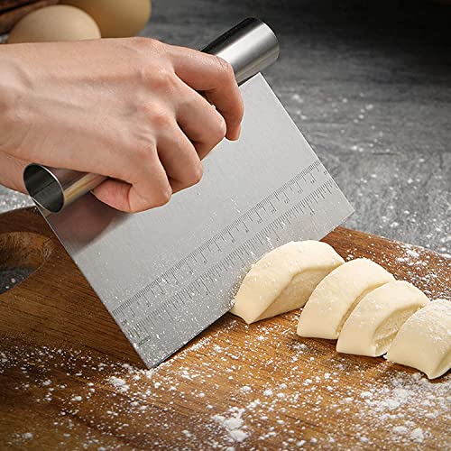 3 pcs Pizza Tool Set Including Pastry Pizza Roller, Pizza Dough Docker that Time-Saving and Dough Cutter (3 pcs) - style: 3 pcs
