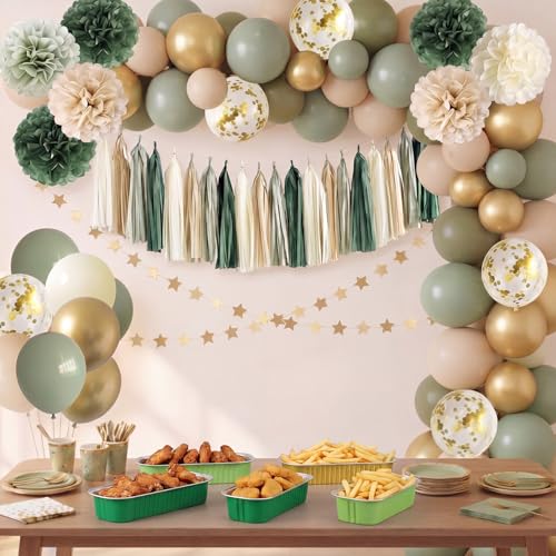 Blushtier 150 Pcs Mini Loaf Pan with Lid & Spoon, Green and Gold - color: Green and Gold