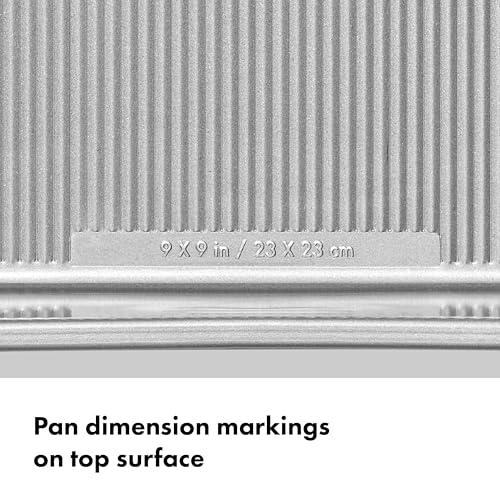 OXO Good Grips Non-Stick Pro Clear Coated Metal Bakeware Cake Pan 9 in Square, Baking Pan for Cakes, Brownies and Cookies - style: 9in Square