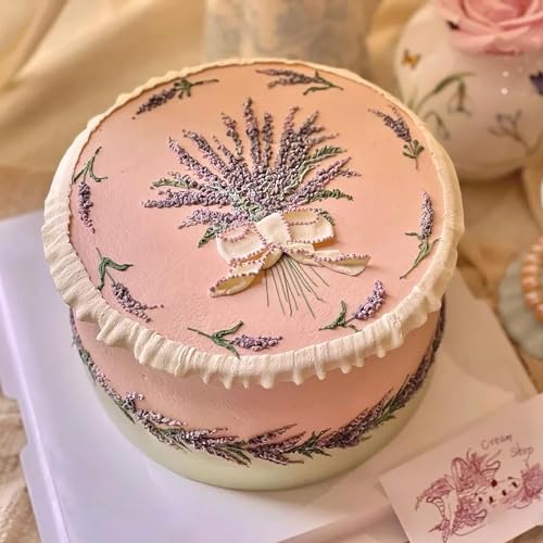 Lavender Flower Fondant Molds Wheat Leaf Candy Silicone Mold