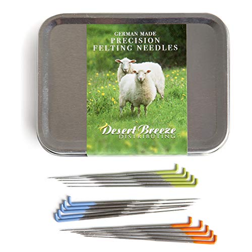 Felting Needles, High Carbon Steel Needle Felting Tools, Made in Germany