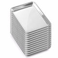 GRIDMANN 9" x 13" Commercial Grade Aluminum Cookie Sheet Baking Tray Jelly Roll Pan Quarter Sheet - 12 Pans - size: 9 x 13 - Standard