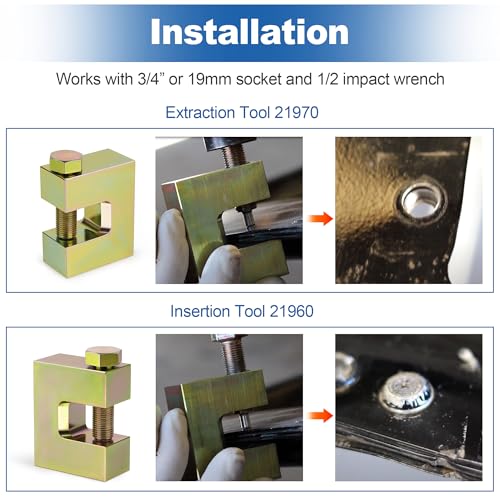 Self Piercing Rivet (SPR) Combo Kit - Extraction&Insertion Tools