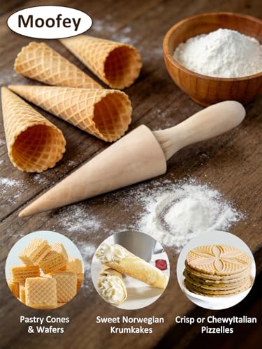 Cone Roller, Waffle Cone Form,Ice Cream Roller, Reusable