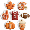 JarThenaAMCS 7Pcs Fall Thanksgiving Football Cookie Cutters Set