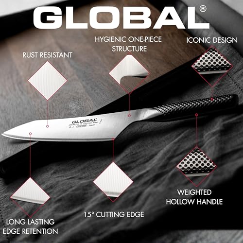 Global 10 inch Straight Spatula, Stainless Steel, GS-21/10 - size: 10-Inch