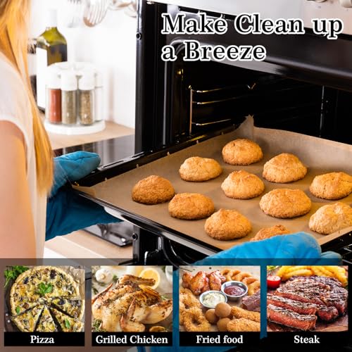 GOAUS Parchment Paper Sheets 9x11 Inch, Air Fryer Toaster Oven Liners Rectangular 170 pcs, Disposable Paper Liners Fit Cuisinart, Emeril Lagasse, Ninja Foodi, Breville, Instant Pot - size: 9 x 11 Inch (170 Pieces)