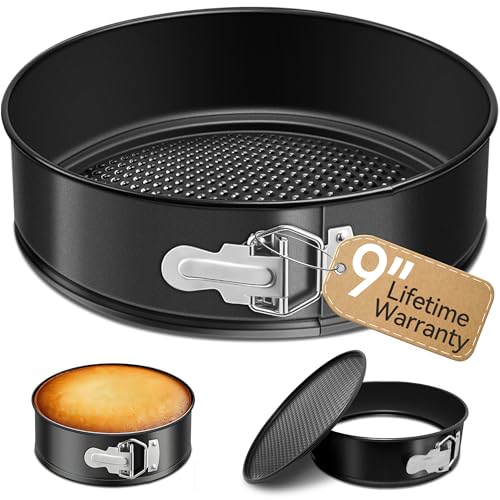 USLAI 9 Inch Springform Pan, Nonstick & Leakproof - size: 9 Inch