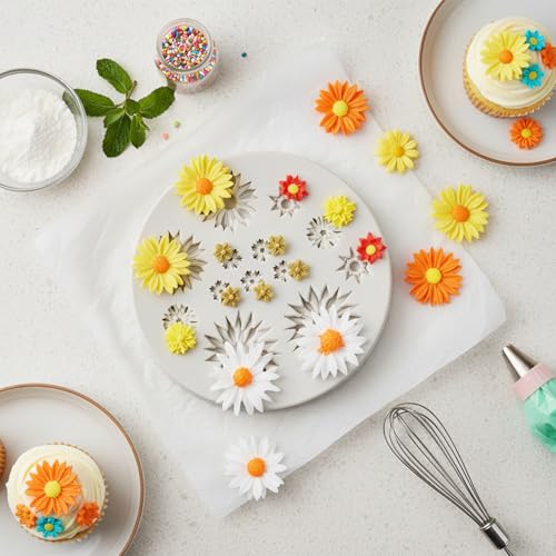 Silicone Mold for Clay, Daisy Flower Molds Polymer Clay Mold