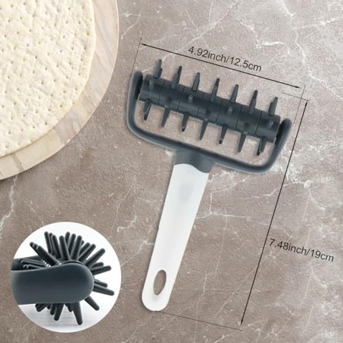Pizza Dough Docker Dough Roller Spikes to Prevents Air Bubbles
