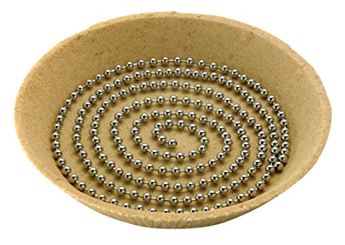 Mrs. Anderson's Baking Pie Weight Chain, Chrome-Plated Brass, 6-Foot - size: 6-Ft, Single Chain
